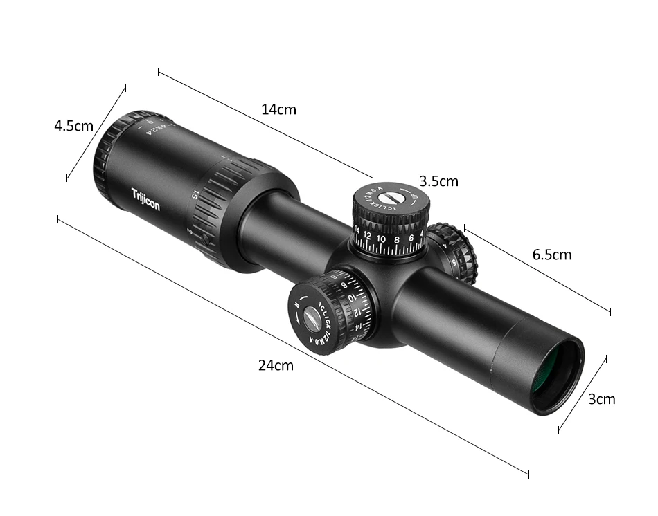 Trijicon 1-4X24 сетка тактический прицел с мишенью башенки охотничьи прицелы для снайперской винтовки новое поступление