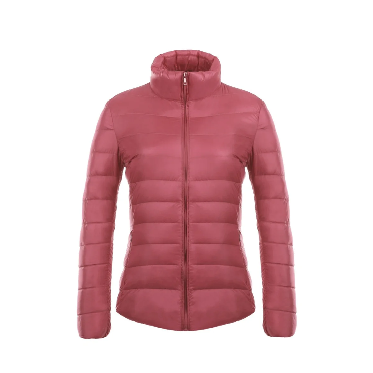 2019 New 13 colors Spring Parka Jacket Coat Warm Ultra Light Duck Down Padded Jacke Female Overcoat Slim Solid Coat Womens Parka