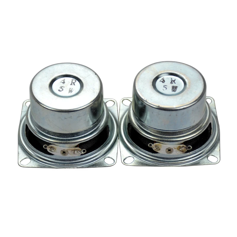 AIYIMA 2Pcs Mini Audio Speaker 52MM 4Ohm 5W Portable Speakers Antimagnetic Silver Basin Loudspeaker DIY AIYIMA 2Pcs Mini Audio Speaker 52MM 4Ohm 5W Portable Speakers Antimagnetic Silver Basin Loudspeaker DIY