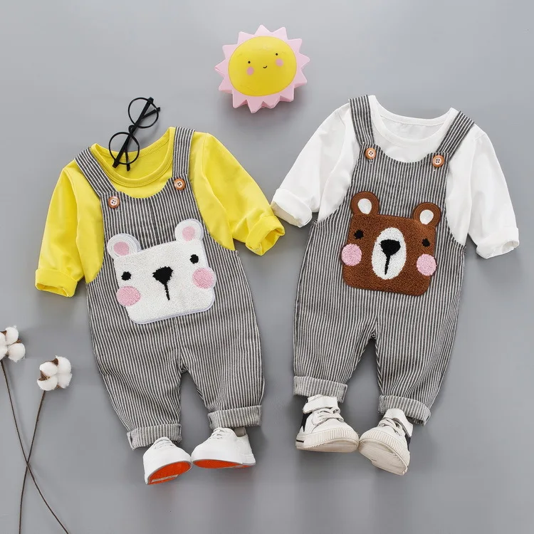 

Meng Straps Children's Clothing New Boys and Girls Set Two-piece Girls Ruffle Outfits Girl Set Boy Clothes Casual