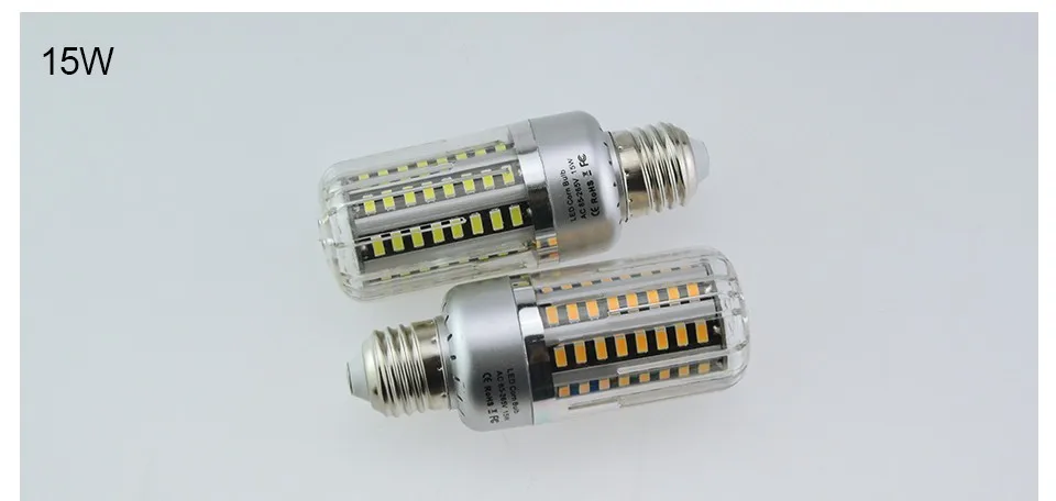 E27/E24 светодиодный светильник SMD5736 светодиодный лампы AC 85-265 V 5 W 10 W 15 W 20 W 25 W ажурные абажур лампы для люстры