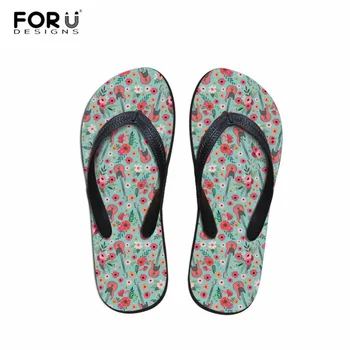 

FORUDESIGNS Summer Mens Flip Flops Anti-slip Beach Water Slippers Guitar Prints Flats Flipflops Male Comfortable Bathroom Shoes