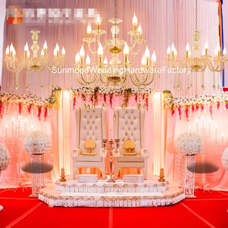 wedding decoration acrylic crystal beaded chandelier/crystal