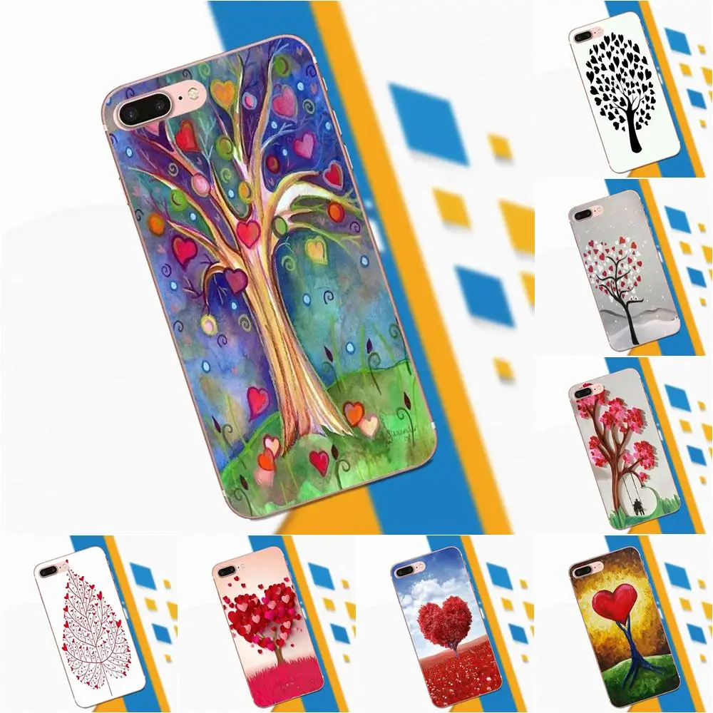 

Besties Love Heart Tree For Apple iPhone 4 4S 5 5C 5S SE 6 6S 7 8 Plus X XS Max XR Soft Rubber Shell Phone Case