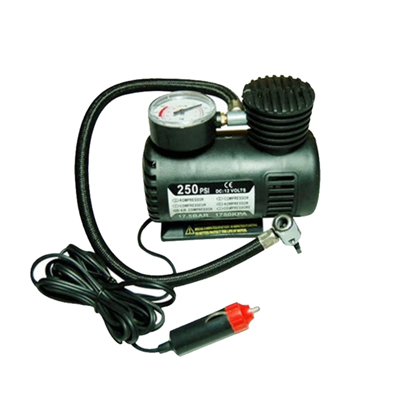 Portable 12V 250PSI Car Auto Electric Pump Air Compressor Tire Inflator