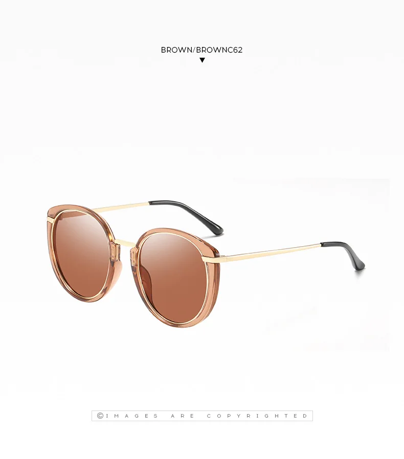 VCKA, фирменный дизайн, Классические поляризованные солнцезащитные очки, новинка, высокое качество, очки для женщин, негабаритная оправа, градиентные линзы, мужские солнцезащитные очки - Цвет линз: 2