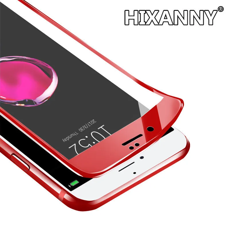 For Apple iphone 7 6 6S Plus 7Plus RED Screen Protector