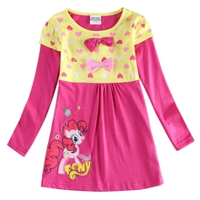 Girl Long Sleeve Dress Little pony Spring Autumn Cotton A-line Dress Girl Flowers for Kids Wearing Girls Dresses H6499 Girl Long Sleeve Dress Little pony Spring Autumn Cotton A-line Dress Girl Flowers for Kids Wearing Girls Dresses H6499