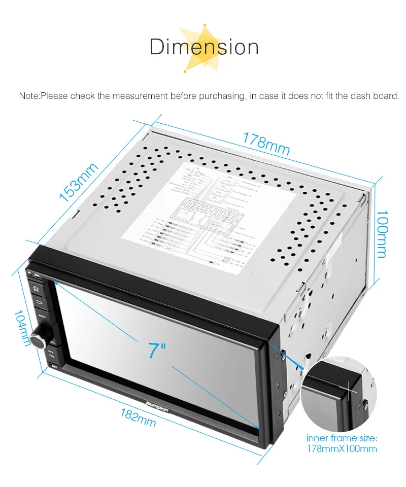 Excellent Pumpkin 2 Din 7