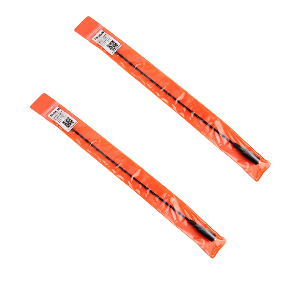 Рация Retevis RT 771 2 шт. антенна VHF/UHF 144/430 МГц SMA F для Baofeng H 777/RT 5R/RT B6 C9024A|walkie talkie vhf|walkie