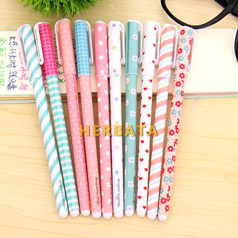 12 Pcs/lot Milky Gel Pen Kawaii Cow Pens Canetas Escolar Japanese  Stationery Zakka Papelaria Office Material School Supplies - Gel Pens -  AliExpress