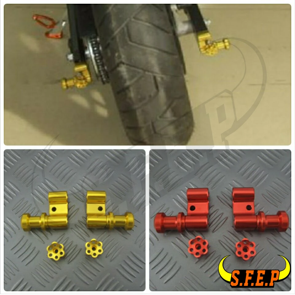 

Motorcycle CNC Aluminum Swingarm Spool Adapters Mounts For Honda MSX125 MSX125SF PCX 125/150 PCX125 PCX150