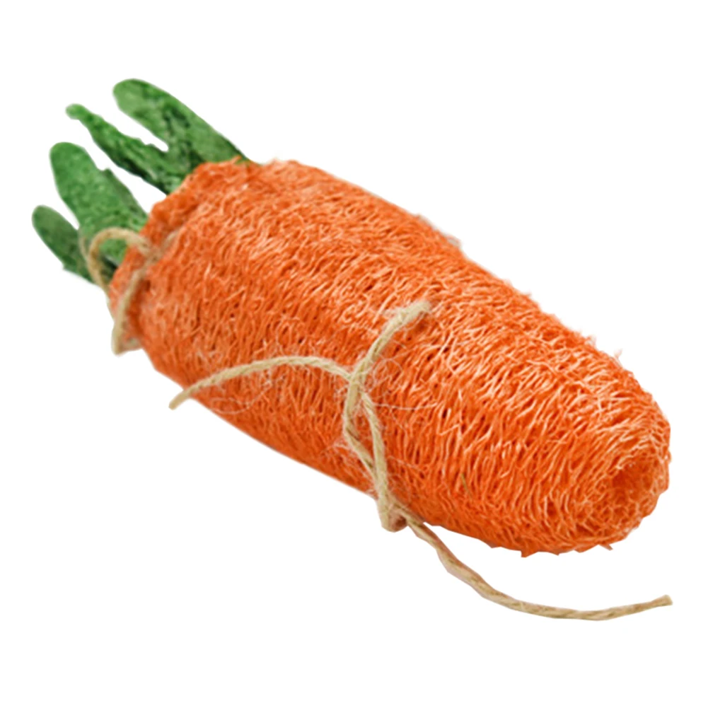 Симпатичные упражнения хомяки морковь форма для кроликов здоровые игрушки зубы жевательные забавные укусы устойчивые товары для домашних животных натуральное волокно