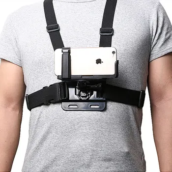 

Universal Phone Clip Holder with Gopro Chest Belt/ Head Strap for iPhone Samsung Huawei xiaomi smartphone for Climbing Cycling