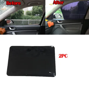 

CARPRIE 2pcs Car Side Window Sun Visor Electrostatic Shade Screen Cover Shield Sticker Side Window Shade 2019 New July 9 P35