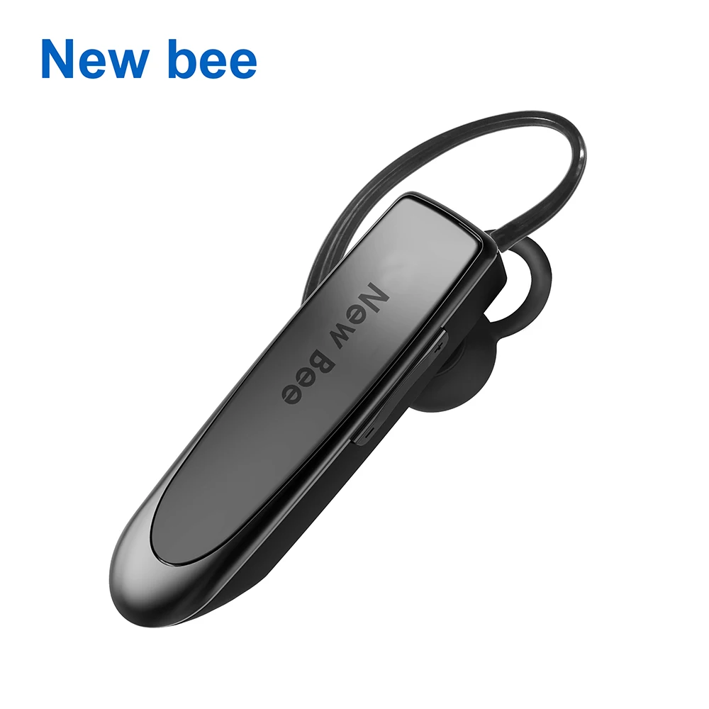 New Bee Hands Free Wireless Bluetooth Earphone Bluetooth Headset Headphone Earbud With Mic Super Capacity Battery