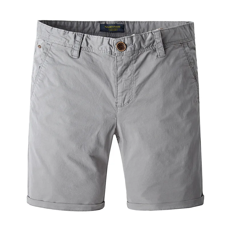 Летние повседневные шорты мужские хлопковые Sim однотонные 4 цвета до колена Короткие 28-36