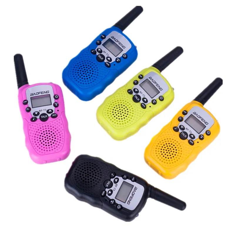 2pcs Baofeng BF-T3 Walkie Talkie Best Gift for Kids Children Radio Mini Handheld T3 Wireless Two Way Radio Kids Toy Woki Toki