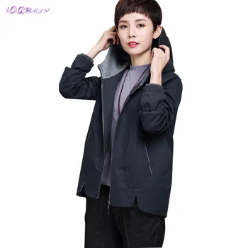 

new fashion 2018 women's windbreaker Casual female trench coat women plus size loose women coat elegant short coats IOQRCJV T289