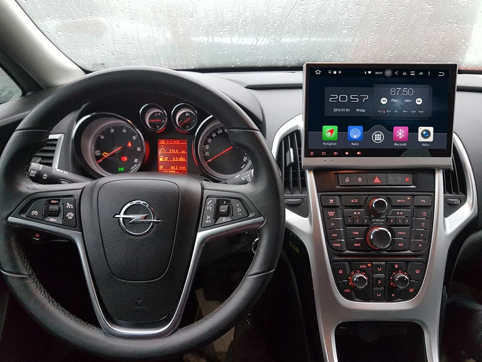 Perfect 10.1" Android 8.0 Octa Core Car Multimedi DVD Player for Opel Astra J 2011-2014 4GB RAM Radio GPS 4G WIFI Bluetooth USB 32GB ROM 2