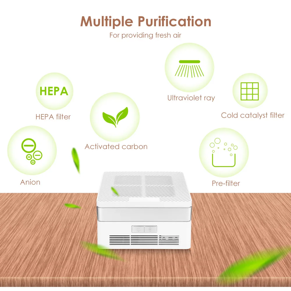 FIMEI очиститель воздуха очиститель несколько фильтрующий отсек генератор отрицательных ионов ультрафиолетовая бактерицидная лампа