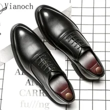 Fashion New Dress Shoe Men Lace Up Oxfords Shoes Bussiness Wedding Man Party Shoe men0050 christia bella fashion luxury pearl designer men shoes black lace up wedding party shoes with metal tip men s oxfords plus size