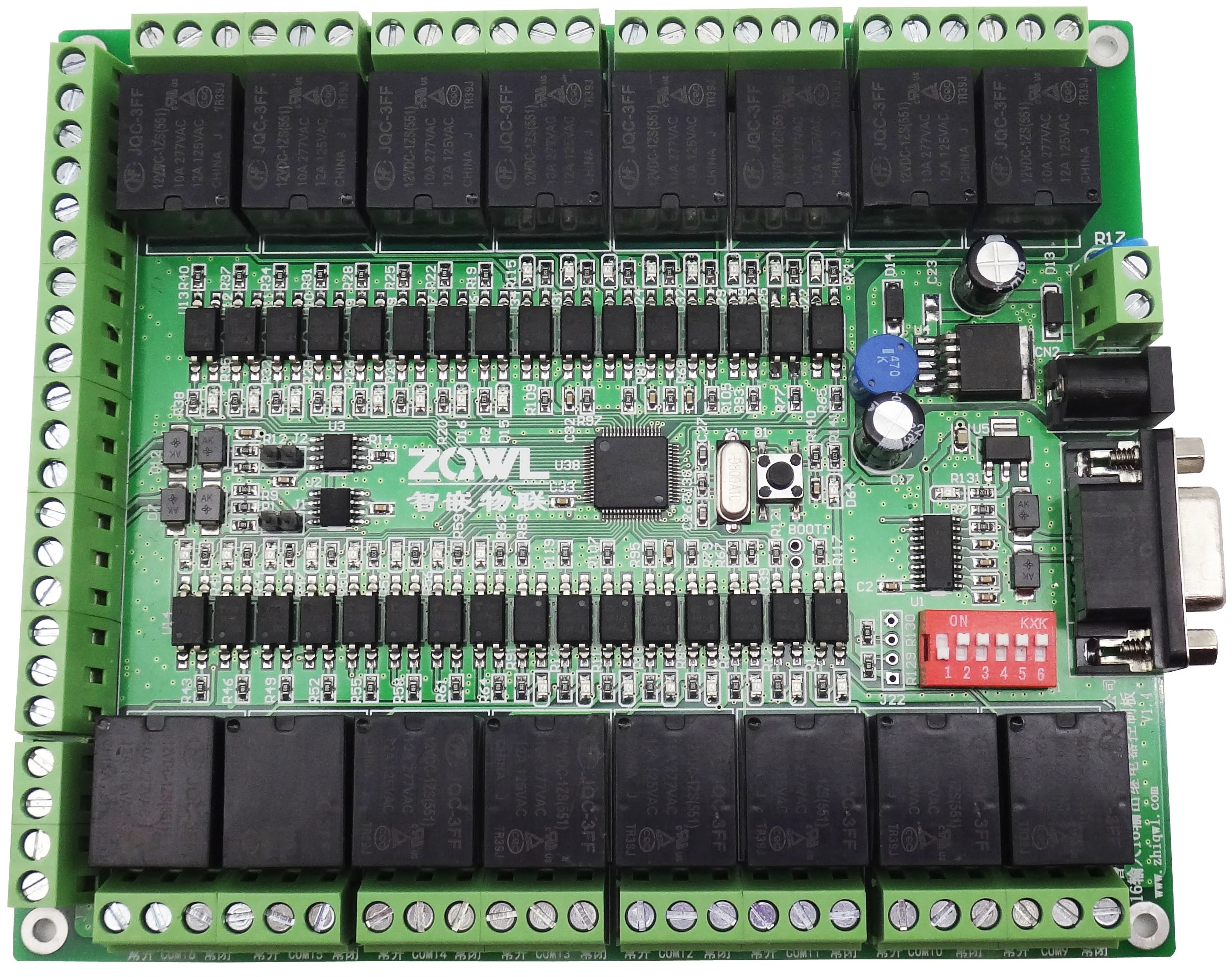

Intelligent Embedded Relay/Control Board/16 Input/16 Output/RS485/RS232/CAN/Programmable