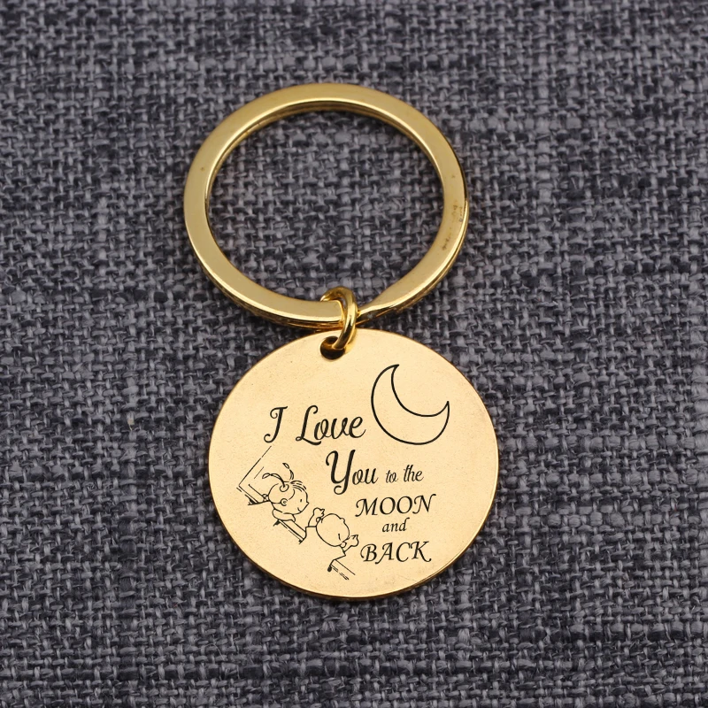 Сумка Charm I Love You To The Moon And Back Couples сувенир память подарок подруге на день рождения 1