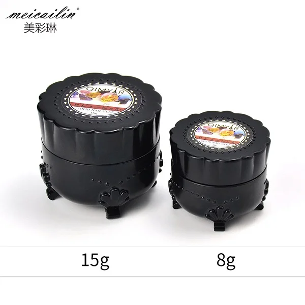 15g per jar Профессиональный Super Sticky 8g/15g UV гель ногтей стразами клей кристалл клеи светодиодный прозрачный лак ногти ремесла Декор Инструменты - Цвет: 15g per jar