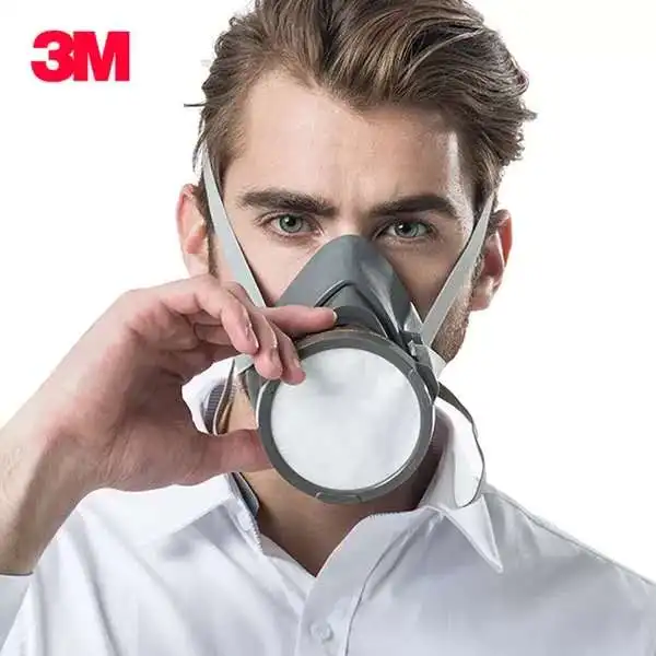3M 3200 противогаз фильтр Половина лица Пылезащитная маска респиратор защитная маска пылезащитный анти-органический пар PM2.5 туман