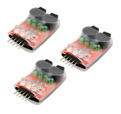 

3x RC model 2S 3S 4S Detect Lipo Battery Low Voltage Alarm Buzzer