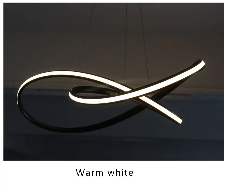 Современная светодиодная люстра белого, черного и золотого цвета для гостиной, спальни, светодиодная люстра, светильники AC110V 220V
