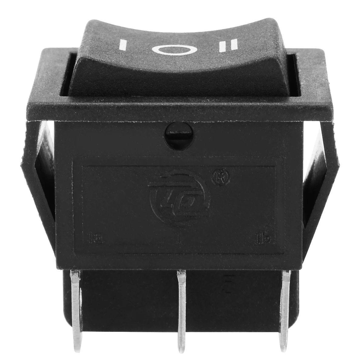 6 Pin 3 Position Hoist Boat Momentary Rocker Switch ON-OFF-ON DPDT 16A 250V 1PC 32*31*25mm New