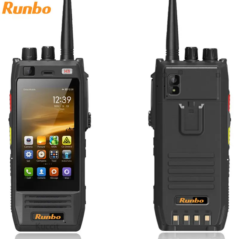 Оригинальный Runbo H1 IP67 прочный водонепроницаемый телефон Android DMR Радио УКВ PTT рация