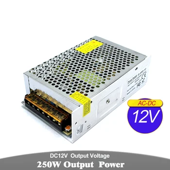

Variable Switch Power Supply DC 12V 21A 250W Driver Light Transformers 220V 110V AC DC12V Power Source for CCTV camera LED Lamp
