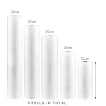 Eworld Vacuum Packaging Rolls Vacuum Plastic Bag Storage Bags home Vacuum Sealer Food Saver 12+17+20+25+28cm*500cm 5 Rolls/Lot Eworld Vacuum Packaging Rolls Vacuum Plastic Bag Storage Bags home Vacuum Sealer Food Saver 12+17+20+25+28cm*500cm 5 Rolls/Lot