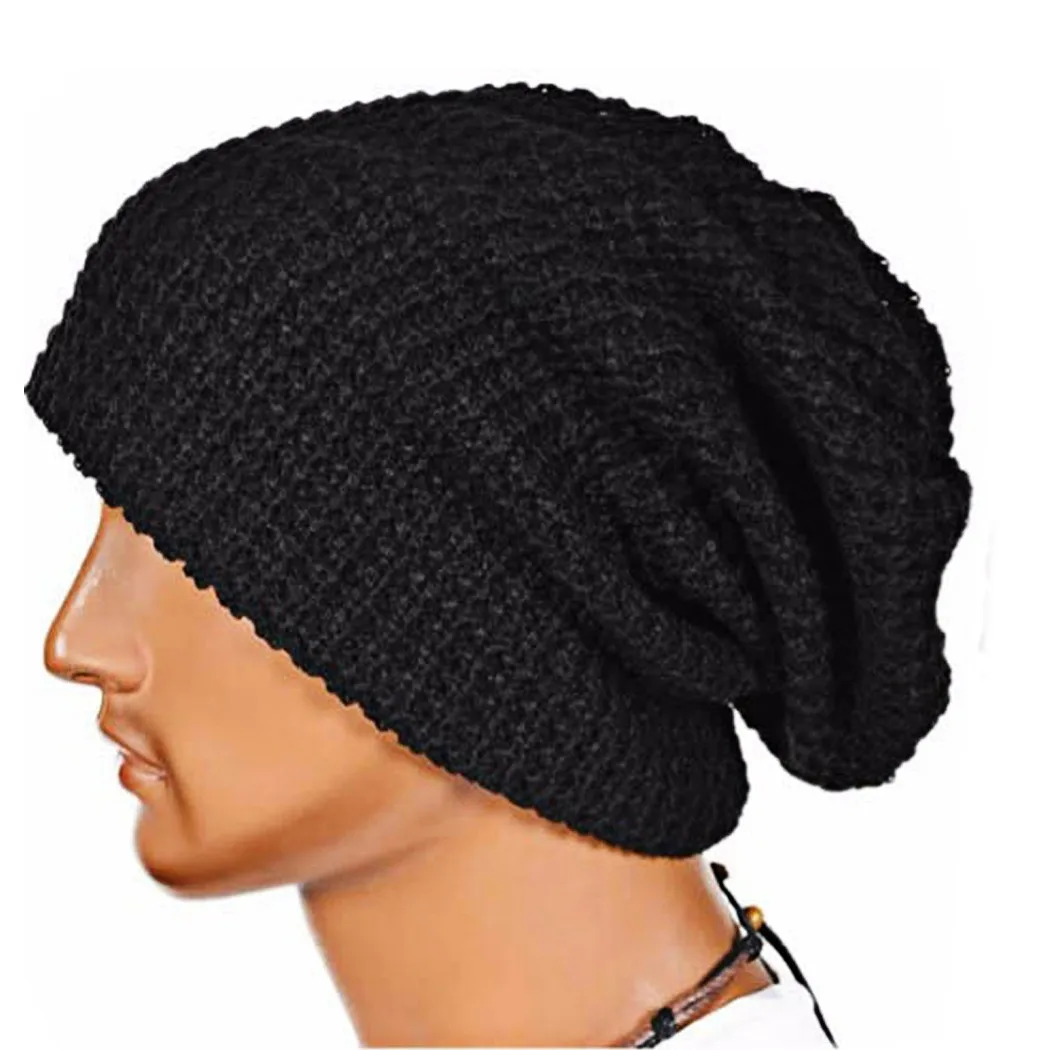 

new women men Unisex beanie hat winter beanie knitted female&male hip-hop hat European Style Ski Slouchy Soft Solid Cap Hat