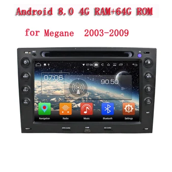 

Octa core 7inch 2din android 8.0 car dvd player for Renault Megane 2003-2009 gps navigaiton audio stereo head unit