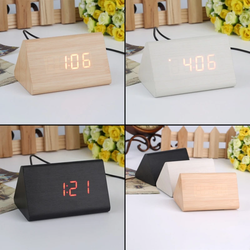 Sound-Control-Triangle-Wooden-LED-Alarm-Clock-Digital-Thermometer-Calendar-Black-Wood-Green-Light_4_800x800
