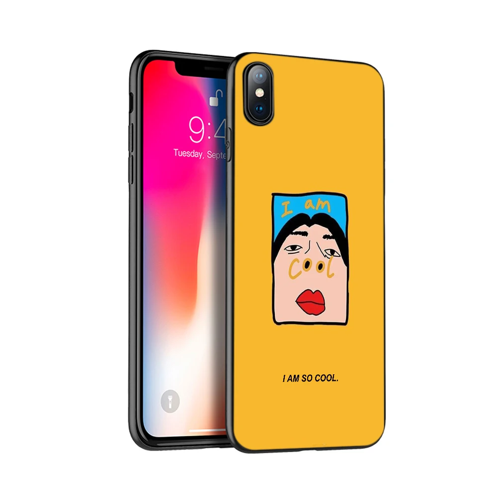 Черный чехол ТПУ для iphone 5, 5s, se, 6, 6s, 7, 8 plus, x, 10, XR, XS, 11 pro, MAX, чехол, силиконовый, художественный, эстетический, Ван Гог, Мона Лиза - Цвет: 20060