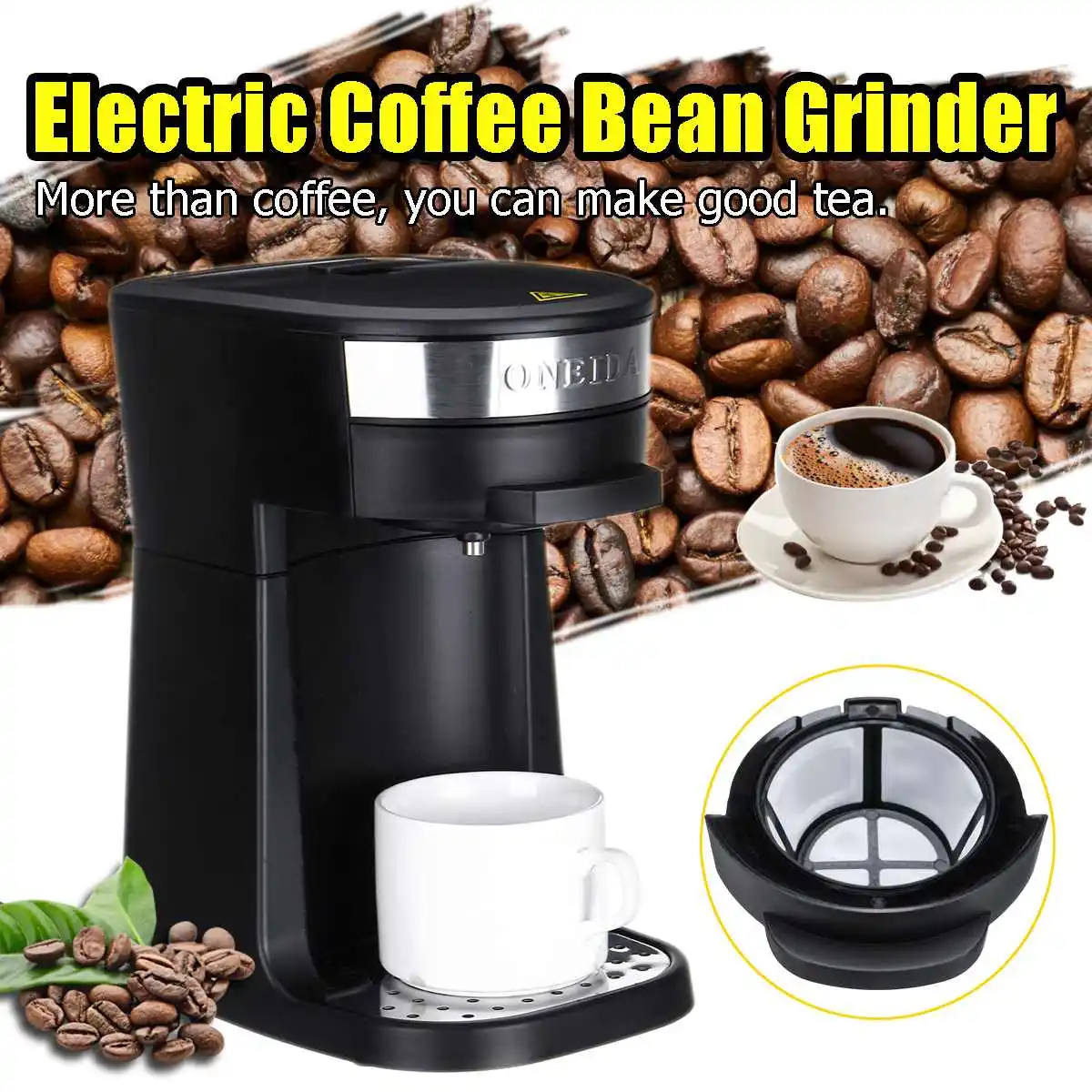 Electric Household Drip Type Coffee Tea Maker Espresso Machine
Automatic 705W