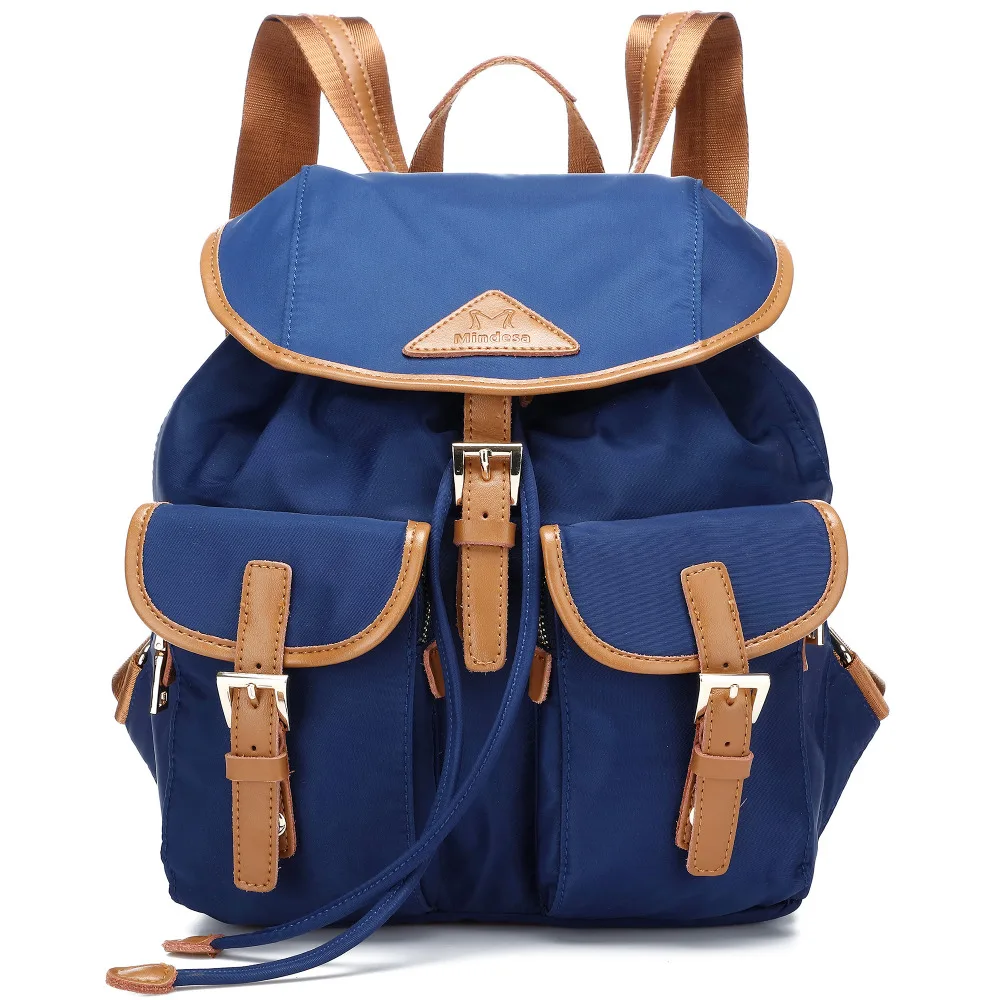 ladies backpack blue (1)