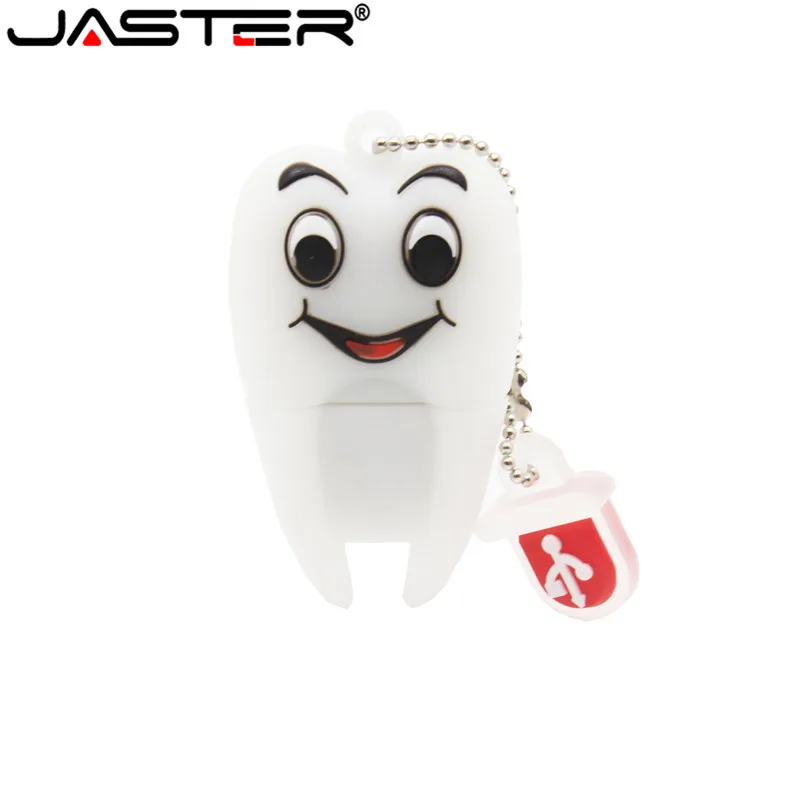 JASTER флеш-накопитель подарок зубы Милая модель 8 ГБ/16 ГБ/32 ГБ/64 Гб Usb флеш-накопитель, зубная флеш-карта памяти Флешка стоматолога U диск