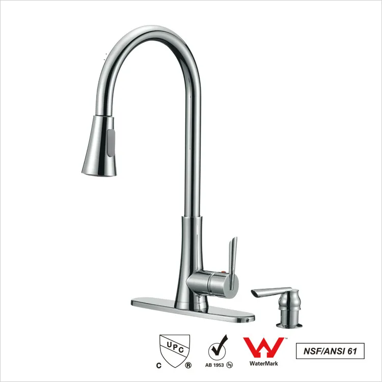 MOIIO Pull Out Kitchen Faucet Single handle Brass Gooseneck Kitchen Mixer Tap Faucet free shipping Deck Mounted kitchen faucets MOIIO Pull Out Kitchen Faucet Single handle Brass Gooseneck Kitchen Mixer Tap Faucet free shipping Deck Mounted kitchen faucets