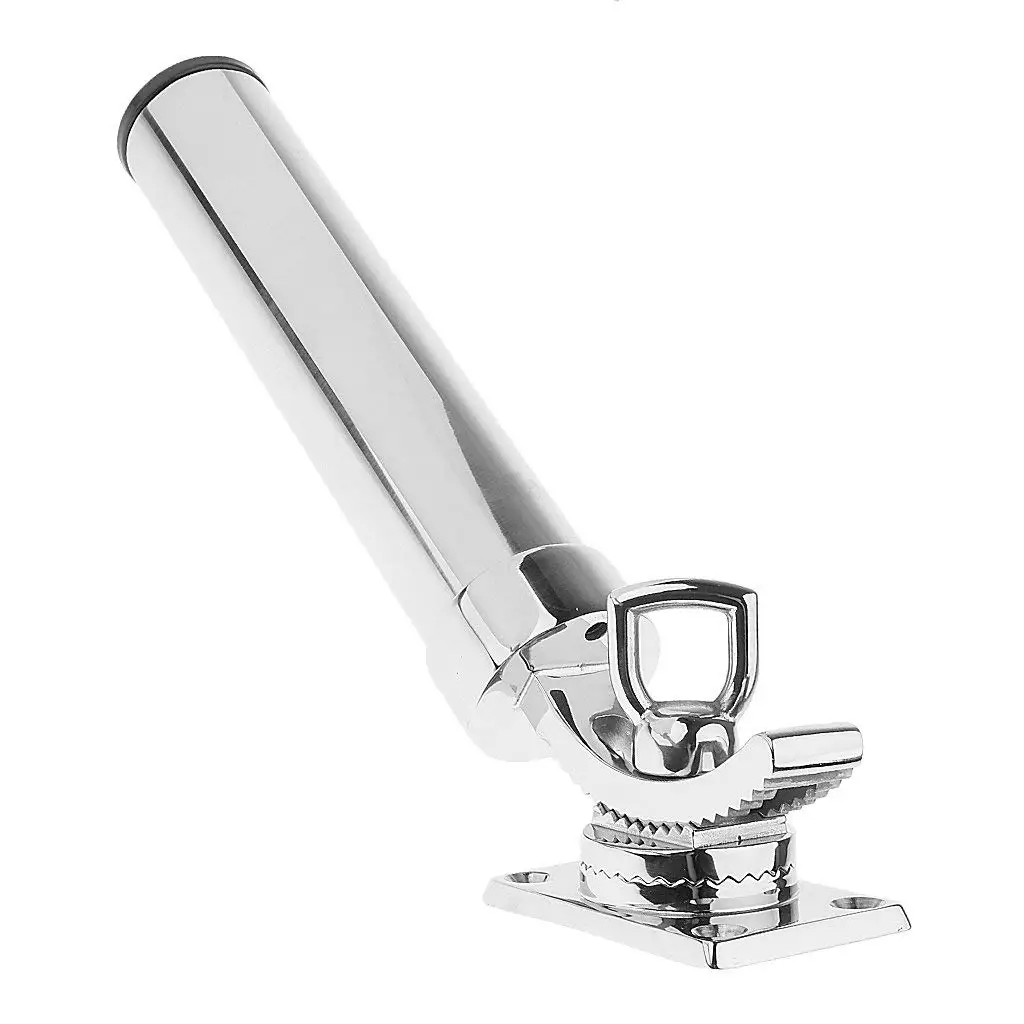 

Boat Fishing Rod Holder Adjustable Fishing Rod Holder Boat Rod Holder Silver