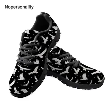

Nopersonality Breathable Eagle Print Mesh Shoes Leisure Vulcanized Shoes for Men Lightweight Lace Up Male Mesh Sneakers