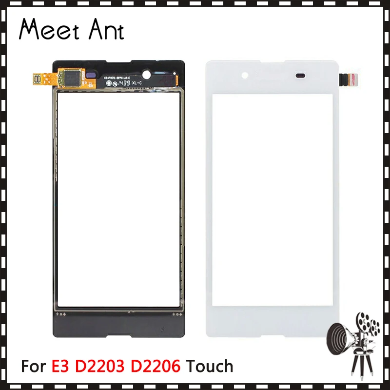

High Quality 4.5" For Sony Xperia E3 D2203 D2206 Touch Screen Digitizer Front Glass Lens Sensor Panel