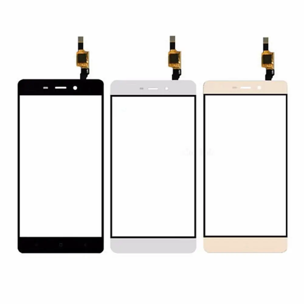 

For Xiaomi Redmi Touchscreen Digitizer Sensor Front Glass Touch Screen Panel for redmi 4 Touch screen Replace +3M sticker