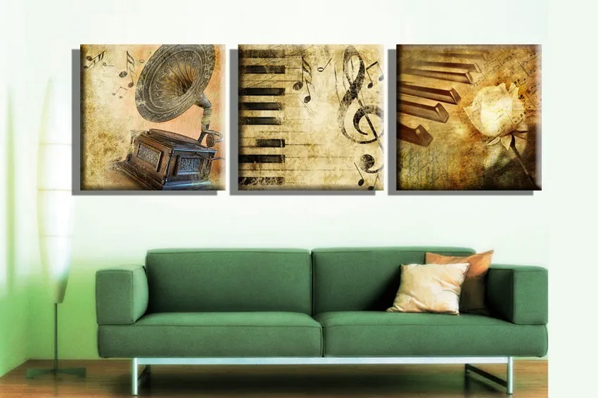 Vintage style Music Piano Sheet music-1