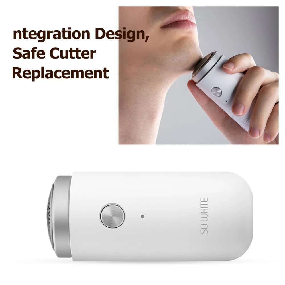Xiaomi SO WHITE ED1 Electric Shaver Mijia USB Rechargeable Shaver Mini IPX5 Waterproof Beard Trimmer Shaving Razor from Youpin  (9)
